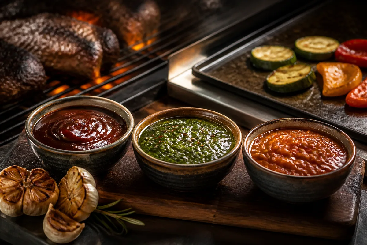 Sauces pour grillades : le trio incontournable